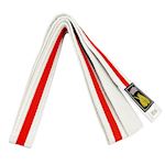 Ronin Budo Belt Youth Striped - white/orange