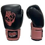 Ronin Boxing Gloves Kids Tiger-Line - black/pink